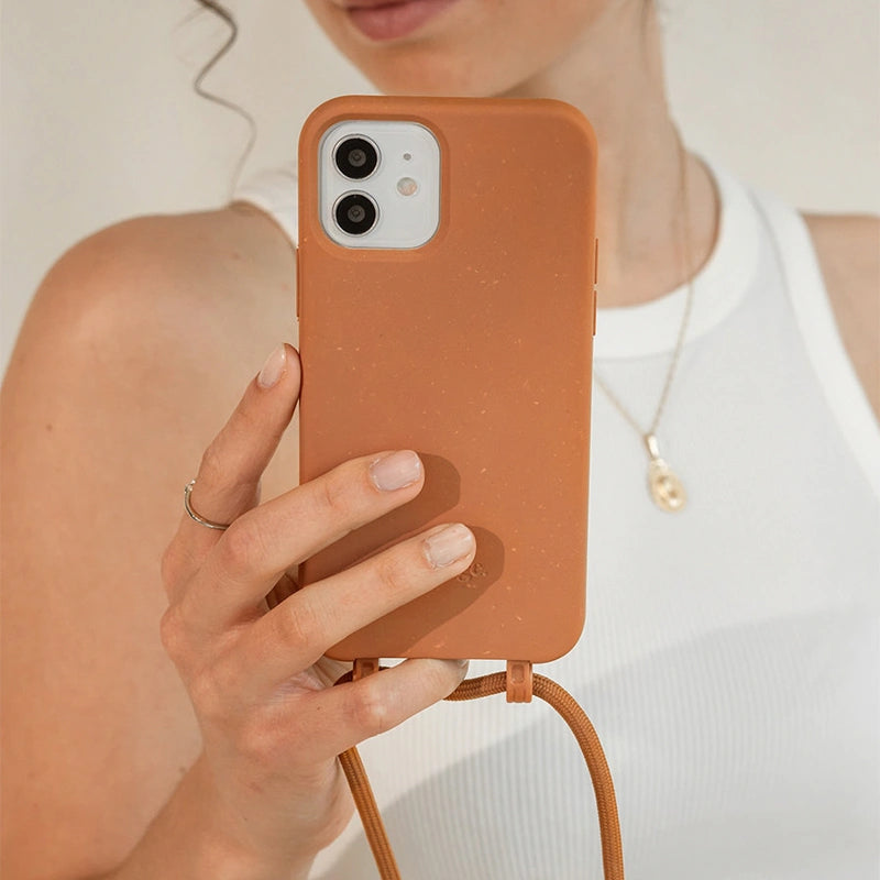 Iphone 13 Mini chaîne de téléphone portable détachable orange