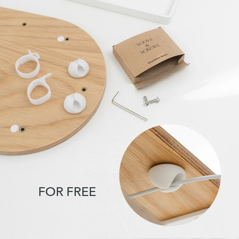 Desk Bundle Grand Chêne simple