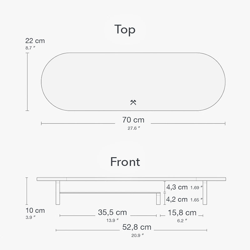 Desk Bundle Petit chêne simple