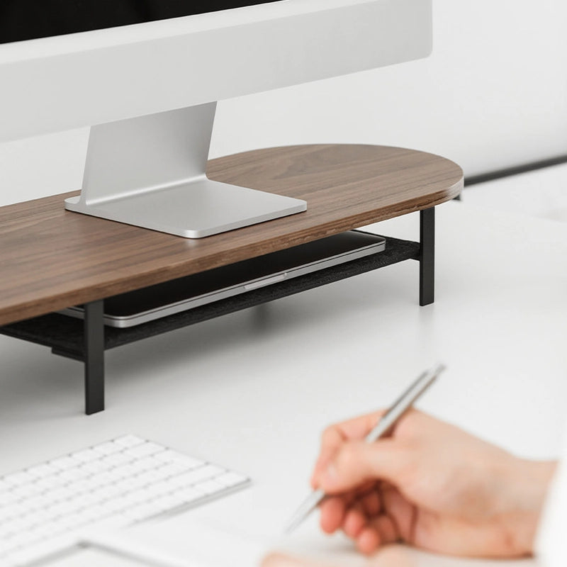 Desk Bundle Petit noyer simple