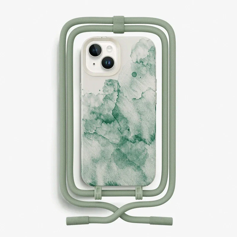 Colliers pour iPhone 15 Aqua Green