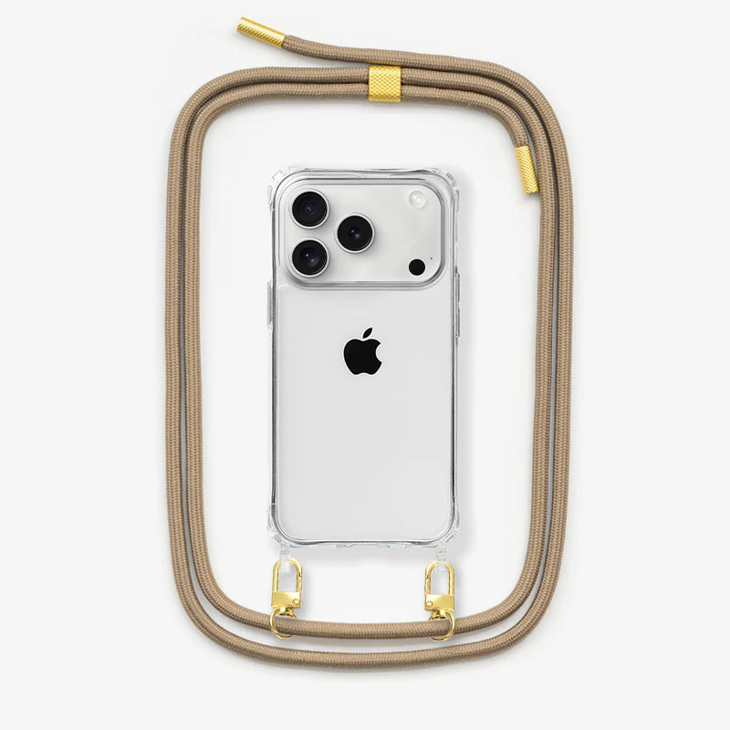 iPhone 17 Pro Max Chaîne pour téléphone portable Transparent