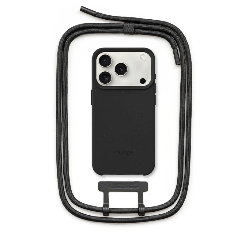 Chaîne de téléphone iPhone 17 Pro noire