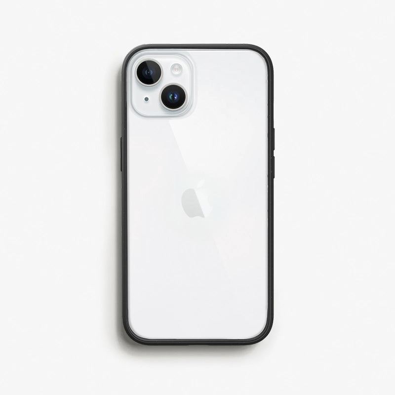 Iphone 13 étui transparent pour téléphone portable noir