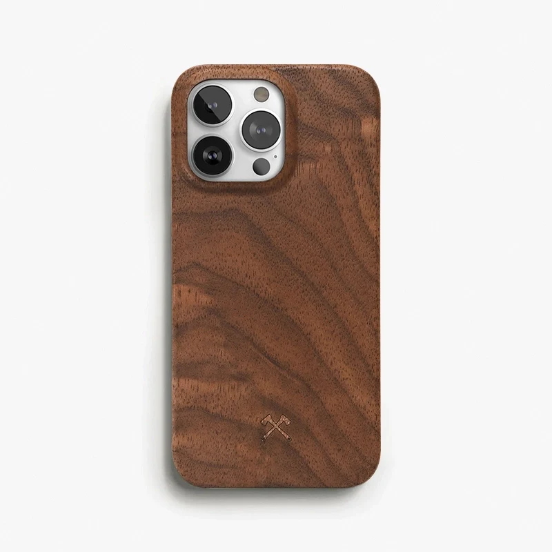 Étui en bois fin pour iPhone