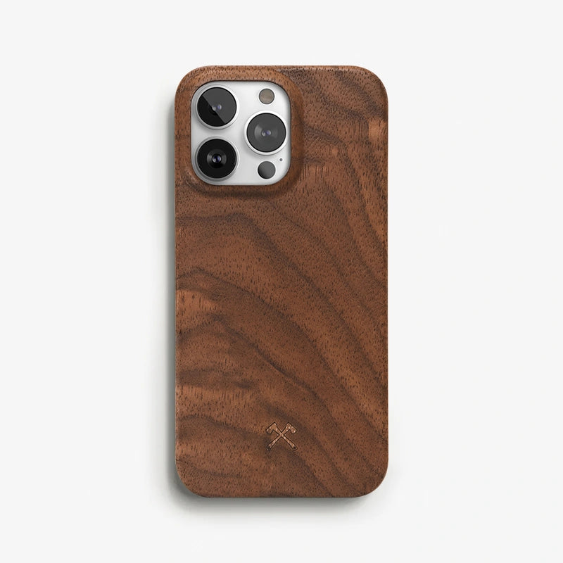 Iphone 14 Pro Max fin étui en bois