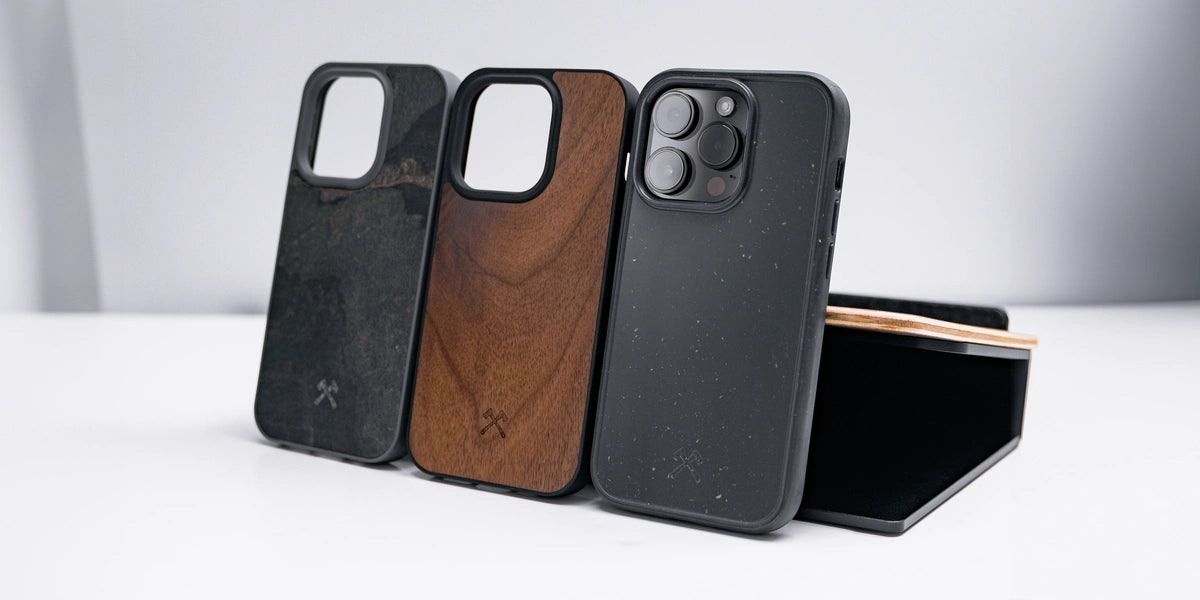 Coques iPhone en bois pierre