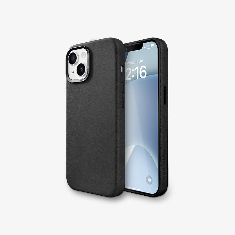 iPhone 15 Plus étui en cuir Vegan